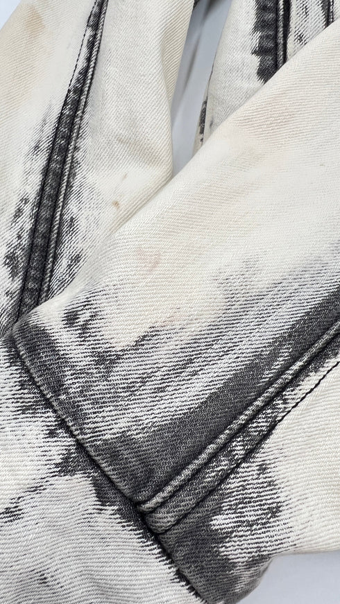 Giacca denim bleached