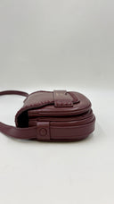 Borsa in ecopelle bordeaux Emporio Armani