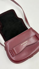 Borsa in ecopelle bordeaux Emporio Armani