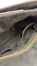 Borsa in ecopelle bordeaux Emporio Armani