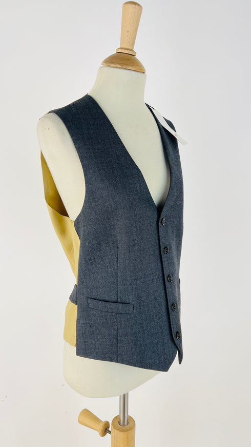 Gilet fresco di lana con cartellino