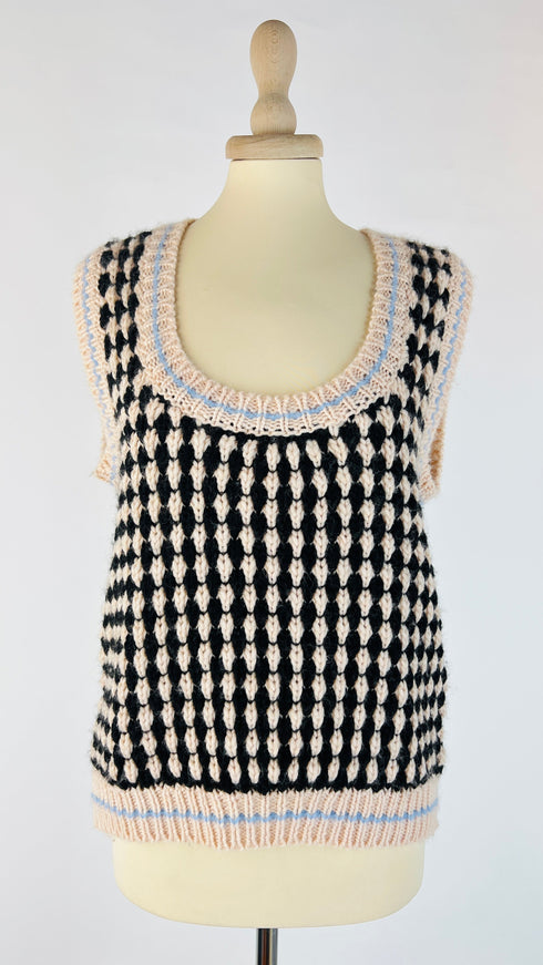 Gilet over scollo U