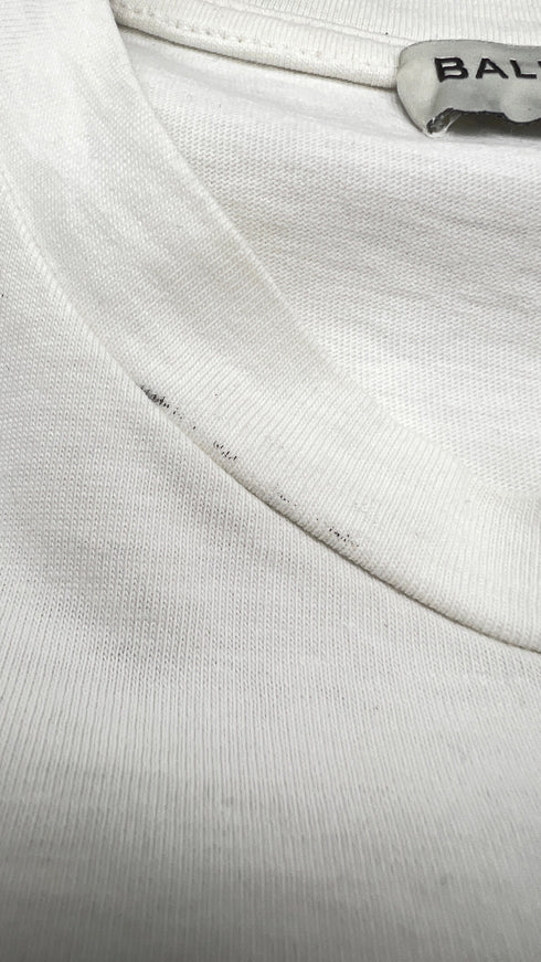 T-shirt bianca stampata