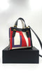 Borsa pelle patchwork