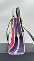 Borsa pelle patchwork
