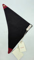 Foulard in pelle con cartellino