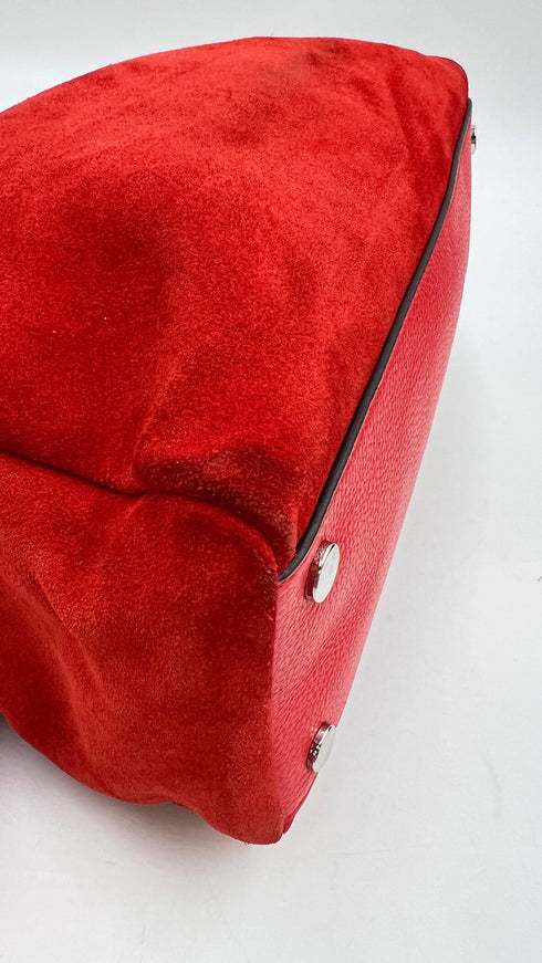Borsa "Andromeda" suede rosso