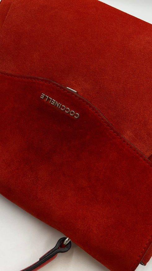 Borsa "Andromeda" suede rosso
