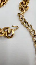 Cintura catena oro logo CHANEL