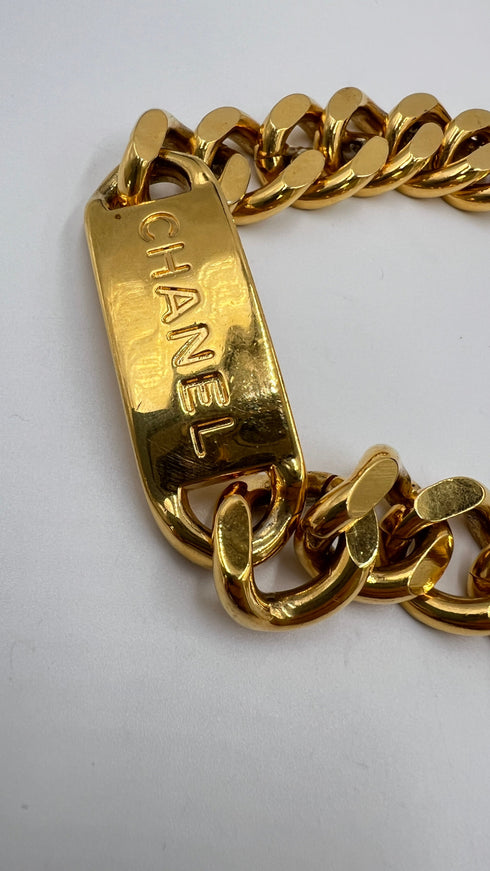 Cintura catena oro logo