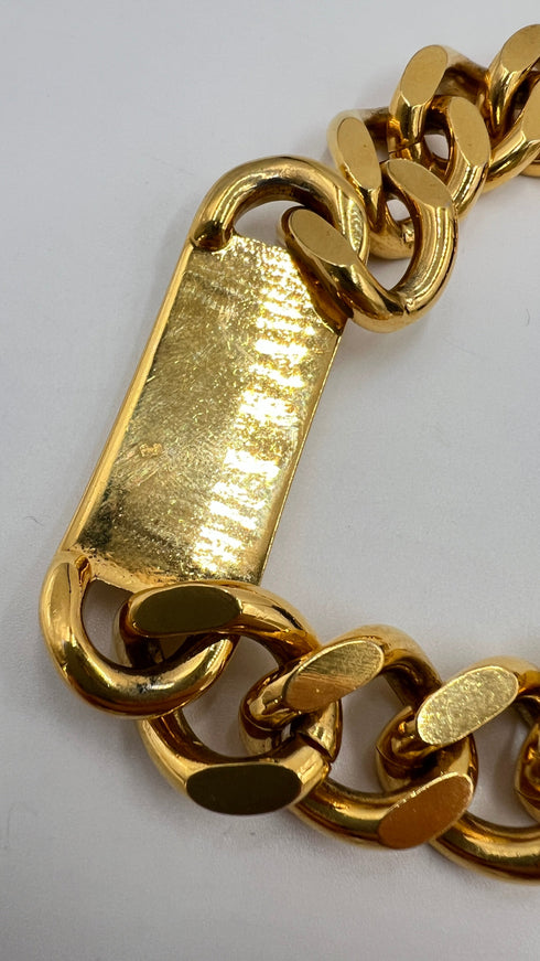 Cintura catena oro logo
