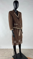 Completo vintage marrone ALBERTA FERRETTI