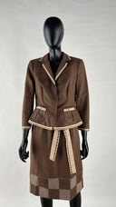 Completo vintage marrone ALBERTA FERRETTI