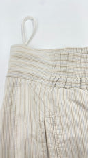 Shorts in seta a righe PRADA