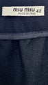 Gonna corta blu-navy