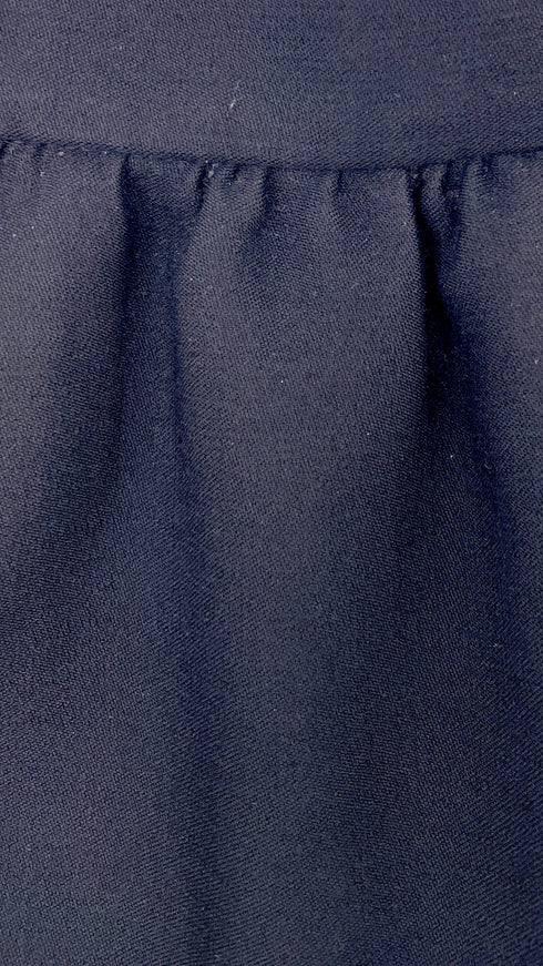 Gonna corta blu-navy