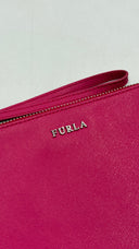 Pochette in pelle fucsia Furla