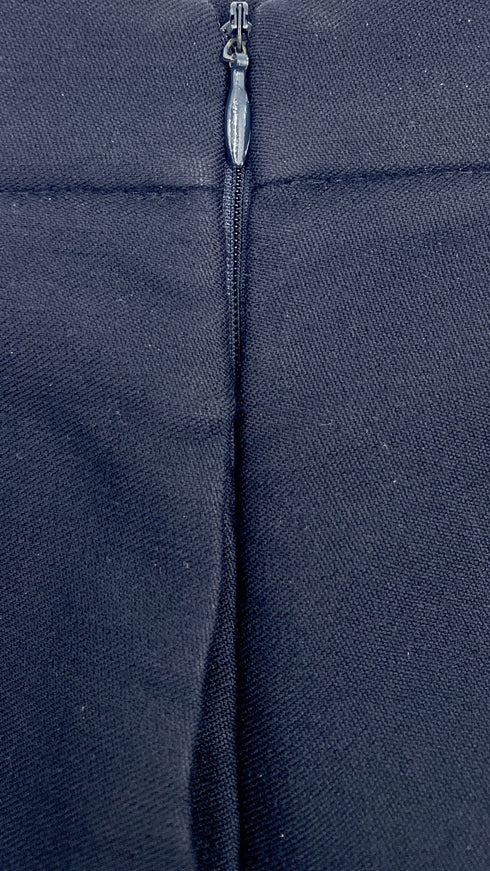 Gonna corta blu-navy