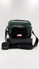 Borsa a tracolla effetto teddy Emporio Armani