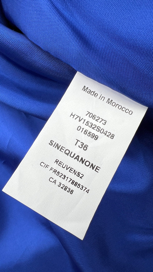 Giacca cropped maniche corte