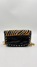 Borsetta animalier con piccole borchie Unsigned