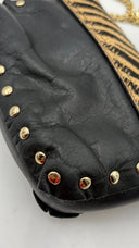 Borsetta animalier con piccole borchie Unsigned