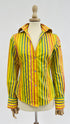 Camicia sfiancata a righe