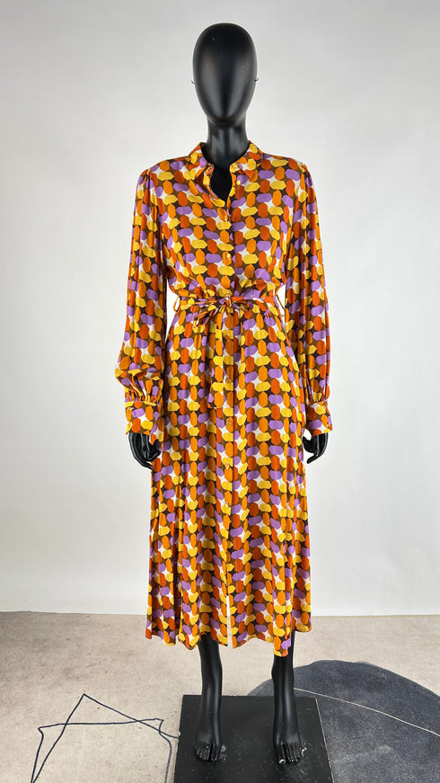 Chemisier stampa geometrica