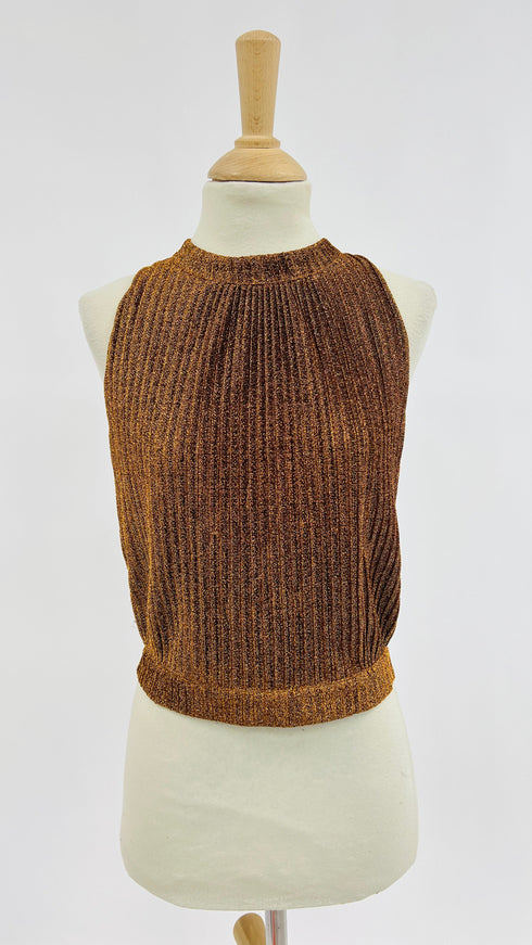 Top cropped lurex