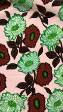 Abito midi in seta a fiori Sandro