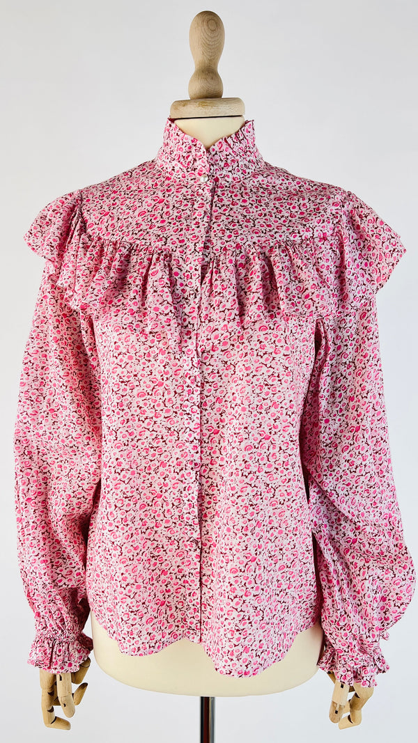 Camicia cotone a fiori