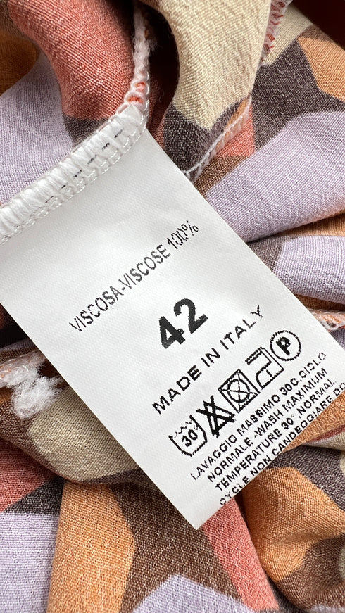 Chemisier stampa geometrica