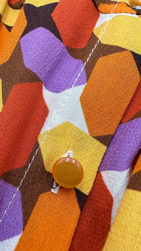 Chemisier stampa geometrica