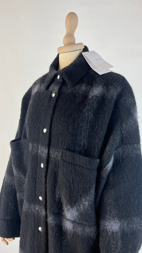 Giacca tartan con cartellino