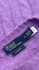 Maglione in cachemire viola Ralph Lauren