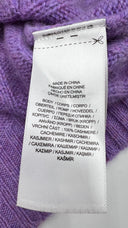Maglione in cachemire viola Ralph Lauren