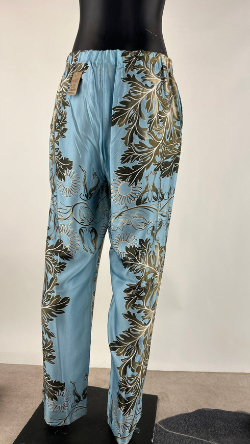 Completo azzurro stampato