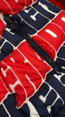 Piumino logo all-over Moncler grenoble