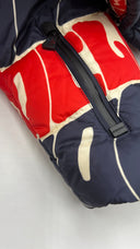 Piumino logo all-over Moncler grenoble