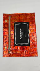 Tote-bag marrone-oro con cartellino Nanni