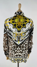 Camicia in seta animalier Class Roberto Cavalli