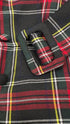 Chemisier tartan con cinta