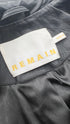 Trench in pelle nero
