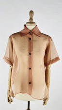 Camicia in mesh rosa CALLAGHAN