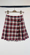Gonna plissé tartan