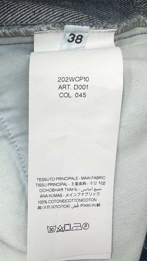 Jeans a zampa in cotone