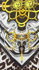 Camicia in seta animalier Class Roberto Cavalli
