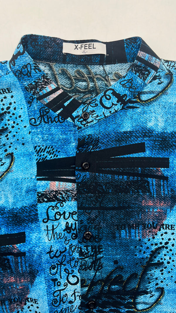 Camicia stampa lettering