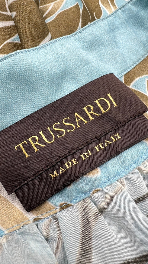 Completo azzurro stampato