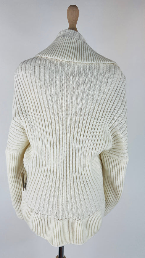 Cardigan maxi bottone